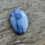 Cabochon opal albastru, 32x22 mm