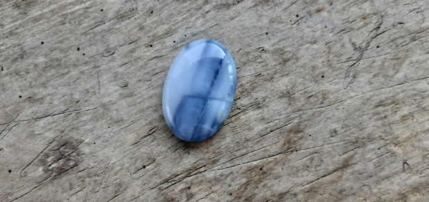 Cabochon opal albastru, 32x22 mm