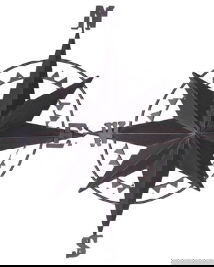 Ceas maritim pentru casa sau gradina antik black