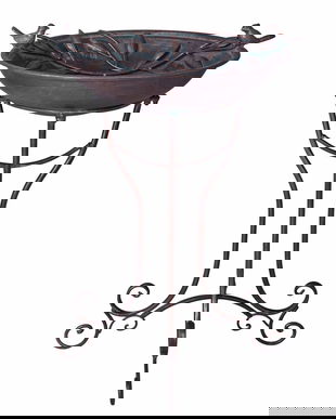 Suport pentru ghiveci din fier forjat antik brown