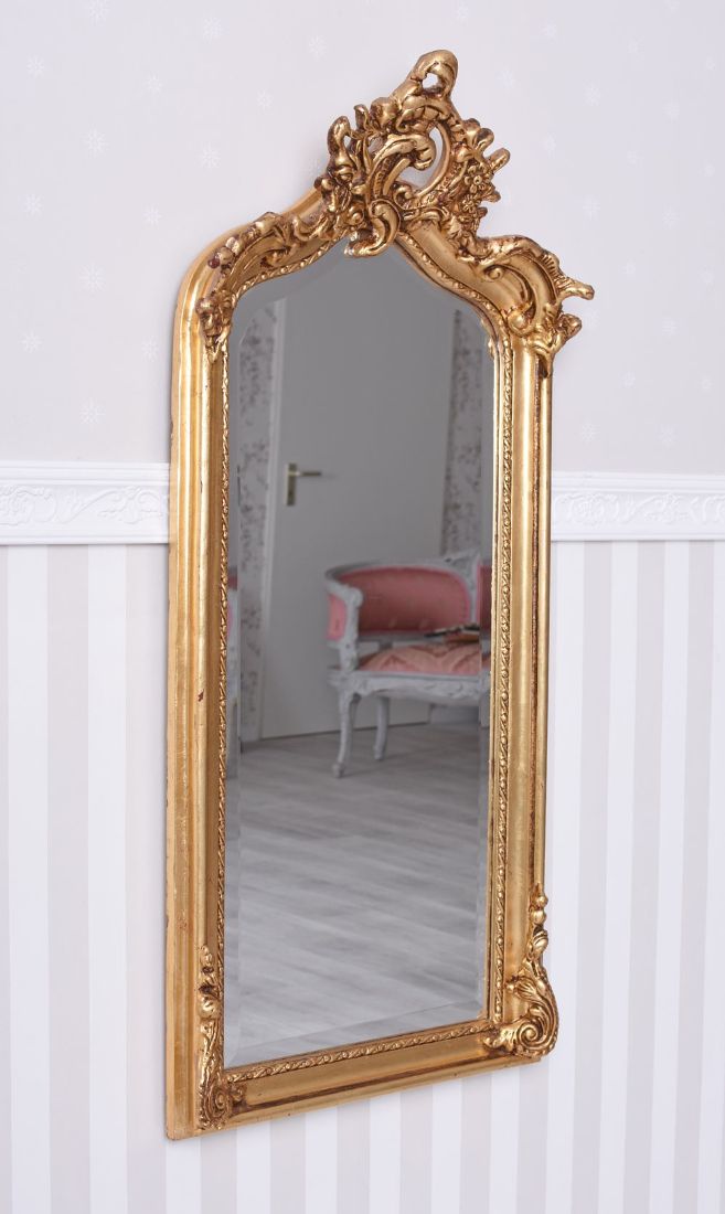 Oglinda baroc aurie