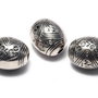 Margele din acril, metalizate, 16x13 mm