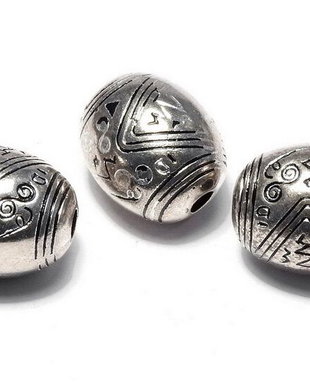 Margele din acril, metalizate, 16x13 mm