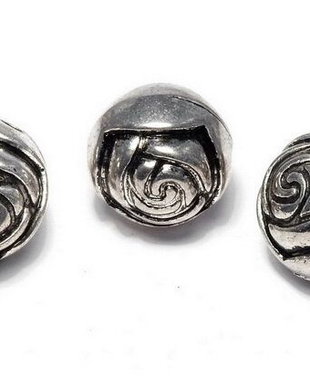 Margele din acril, metalizate, 15x15 mm