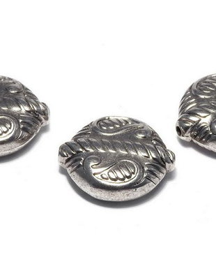 Margele din acril, metalizate, 18.5x16 mm