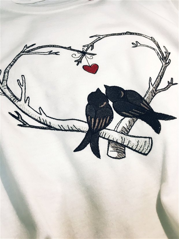 Tricou "Bird in love"