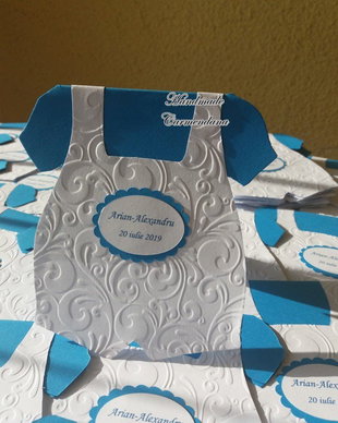 Invitatii botez baietel