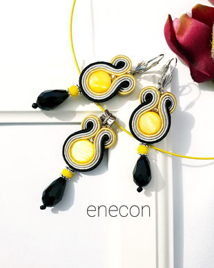 REZERVAT Set sidef și cristale,  Set soutache