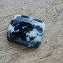 Cabochon agata moss, 27x23 mm