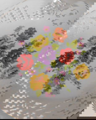 Cos  portelan Bavaria ,  pictat  manual ,  superb