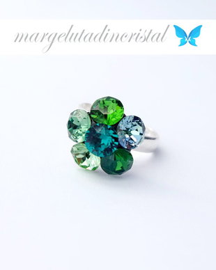 Inel Swarovski / Regal Flower / Argint 925