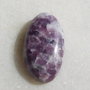 Cabochon lepidolit (INDIA - lucrat manual) aprox 28x15.5x6 mm