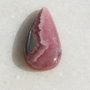Cabochon lacrima din rodocrozit aprox 23.5x11.5x4.3 mm