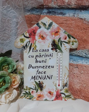 Termometru cu mesaj pentru parinti