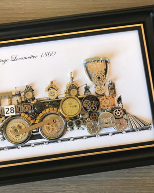 Locomotiva de epoca 1860 Cod M 512