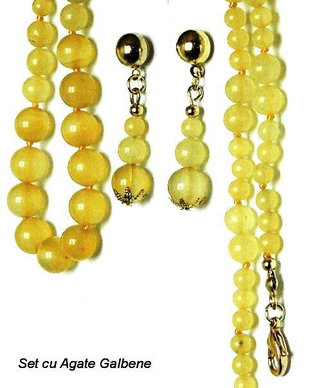 Set cu Agate Galbene (434)
