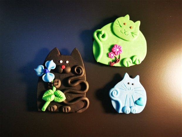 Set figurine cu magneti - Cute Cats