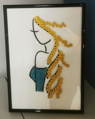 Decoratiune perete "Miss Spring'