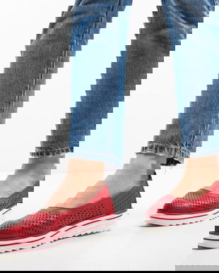 Espadrile Garre Rosii