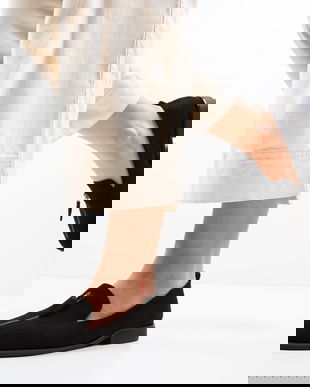 Pantofi Casual Frappe Negri