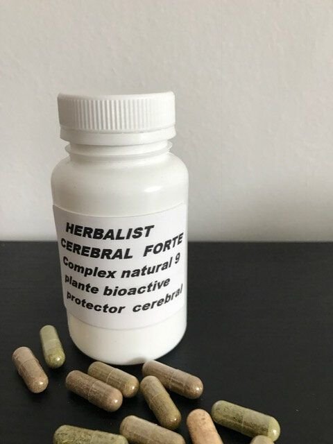 HERBALIST CEREBRAL FORTE- Complex natural din 9 plante bioactive protector cerebral