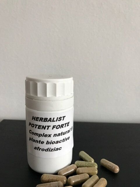 HERBALIST POTENT FORTE- Complex natural 9 plante bioactive protector  potenta