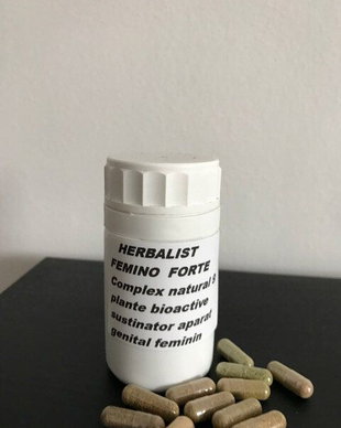 HERBALIST FEMINO FORTE  Complex natural 9 plante bioactive pentru sustinerea aparatului genital feminin