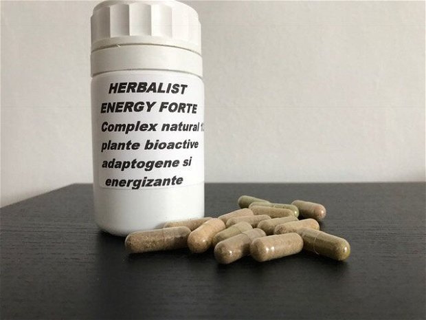 HERBALIST ENERGY FORTE  Complex natural 13 plante energizante, adaptogene, regenerante