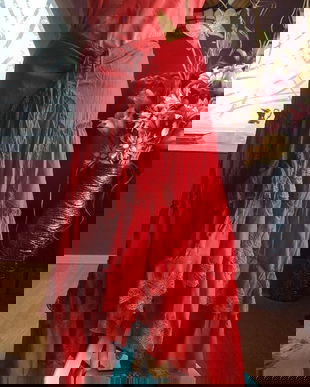 FUSTA AMPLA CU DANTELA URBAN BEHAVIOR MARIME S