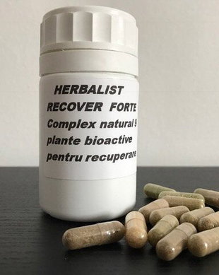 HERBALIST RECOVER FORTE  Complex natural din 9 plante bioactive  pentru recuperare
