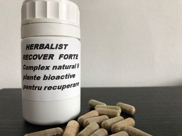 HERBALIST RECOVER FORTE  Complex natural din 9 plante bioactive  pentru recuperare