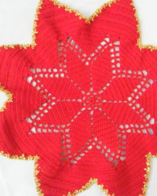Mileu stelar Craciun 26 cm