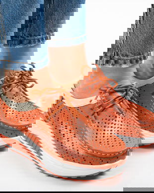 Pantofi Casual Met Portocalii