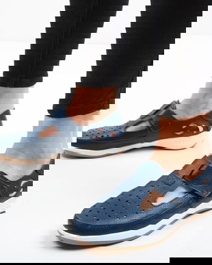 Espadrile Casual Vletea Bleumarin