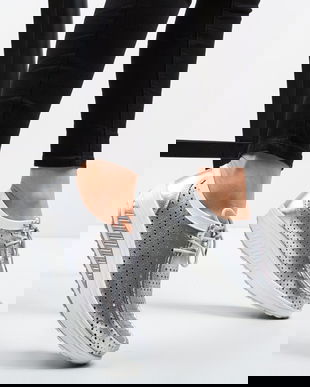 Pantofi Casual Met Argintii