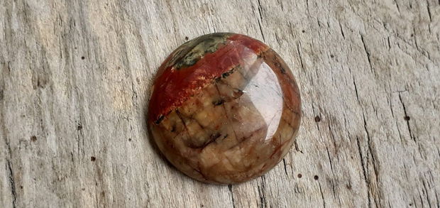 Cabochon jasp picasso, 25 mm