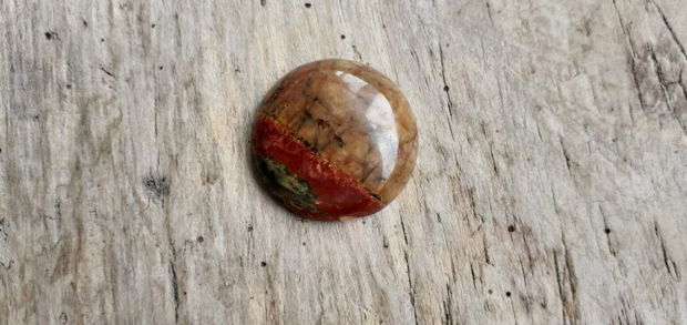 Cabochon jasp picasso, 25 mm