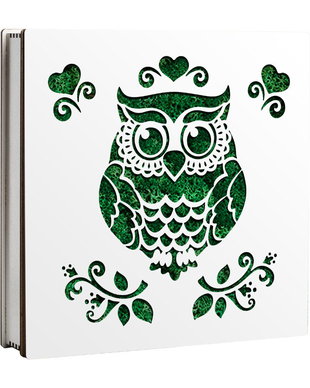 Caseta decorativa cu licheni, DekoLaser, CDL1016L