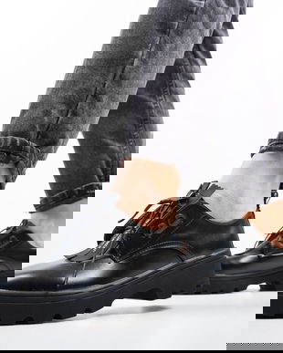 Pantofi Casual Flower Negri