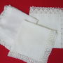 Set 3 batiste cu dantela