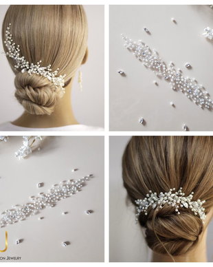 Accesoriu par mireasa "Blanca"
