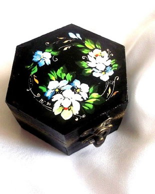 cutie lemn decorata 38716