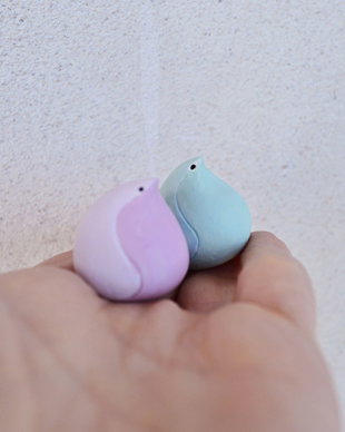 Marshmallow birds