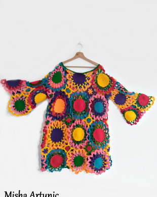 REZERVAT - Rochita/ Bluza crosetata