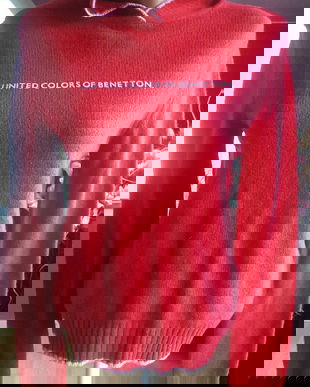 PULOVER BENETTON LANA WOOLMARK MARIME S