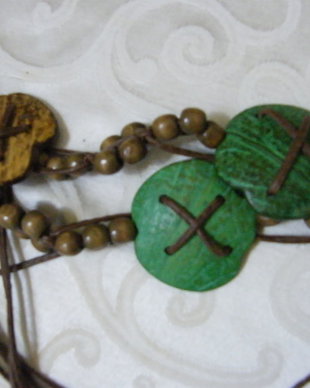 Cordon lemn si nuca de cocos