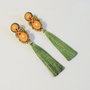 Cercei soutache Olive