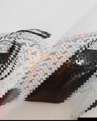 Poseta  vintage  piele   sarpe ,   produs  vintage autentic ,  deosebita .