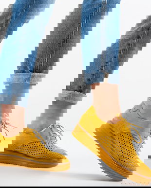 Pantofi Casual Femar Galbeni