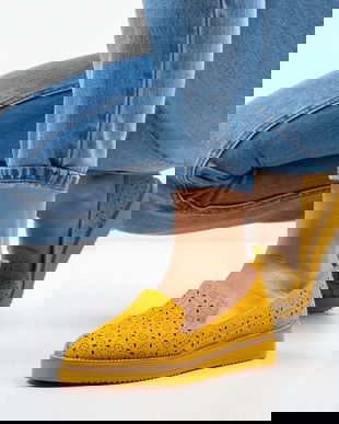 Pantofi Casual Omega Galbeni